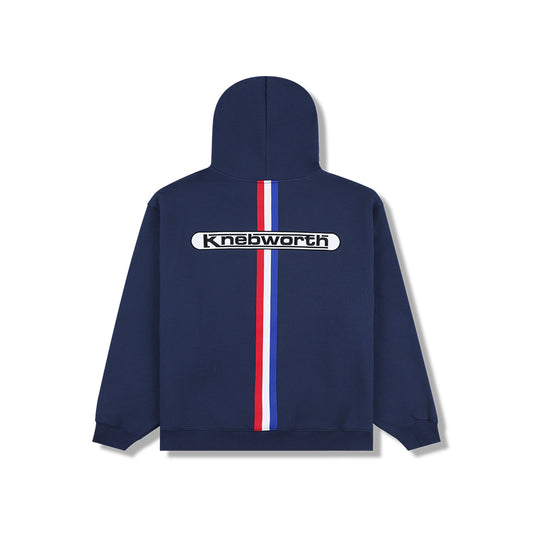 Pleasures Knebworth Hoodie - Navy - Crowdless