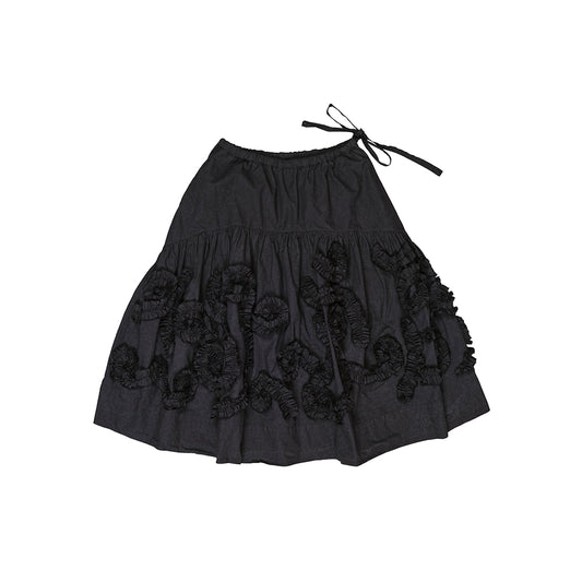 Orbit Skirt - Black Fossil