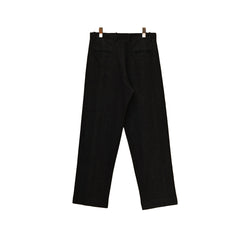 Kartik Research Beaded Trouser - Black/Jute - Crowdless