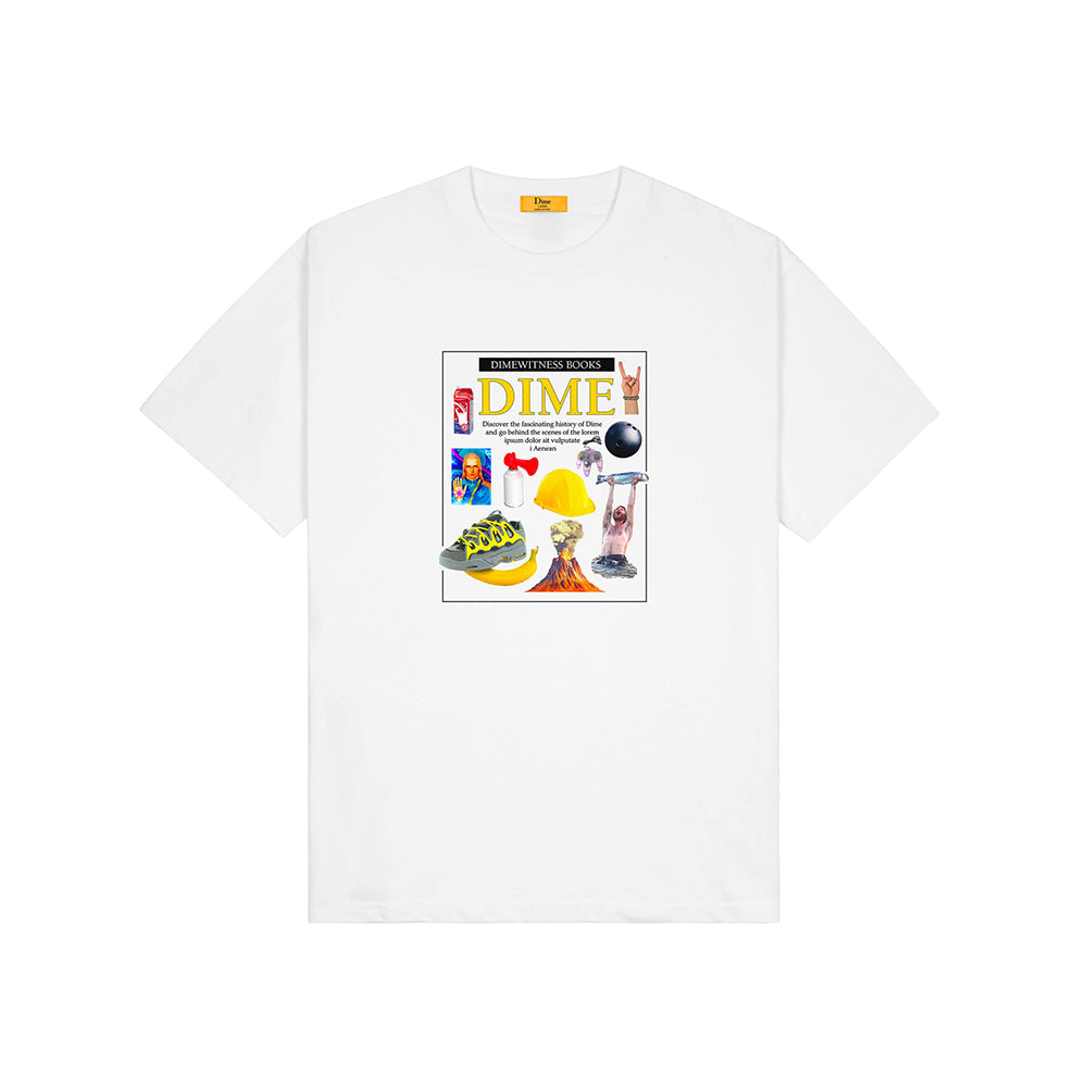 Dime Dime Witness T-Shirt - White - Crowdless