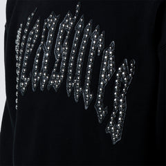 Twitch Studded Hoodie - Black