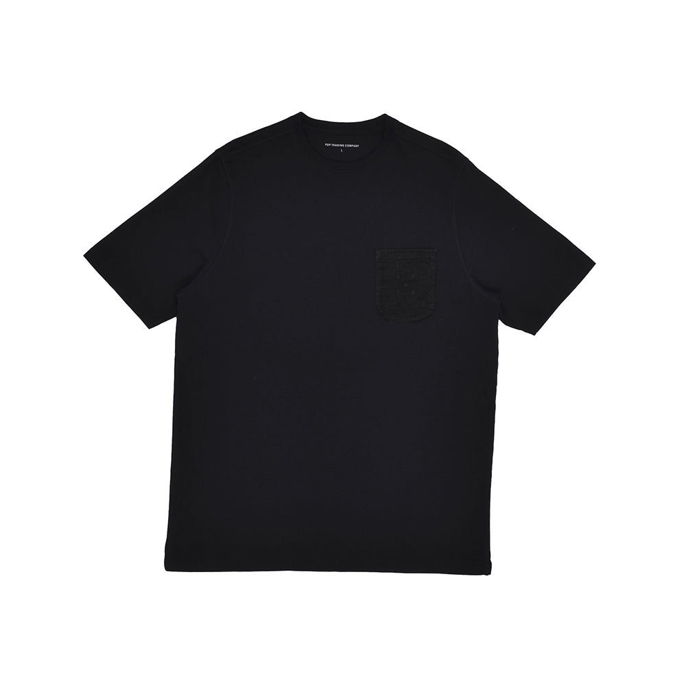 Pop Trading Company Pop Pocket T-Shirt - Black - Crowdless