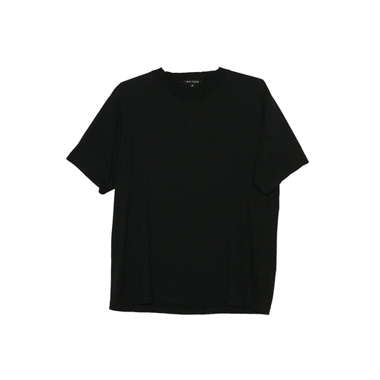 Black Tide T-Shirt by Beach Brains featuring a casual fit and simple design, displayed on a plain background.