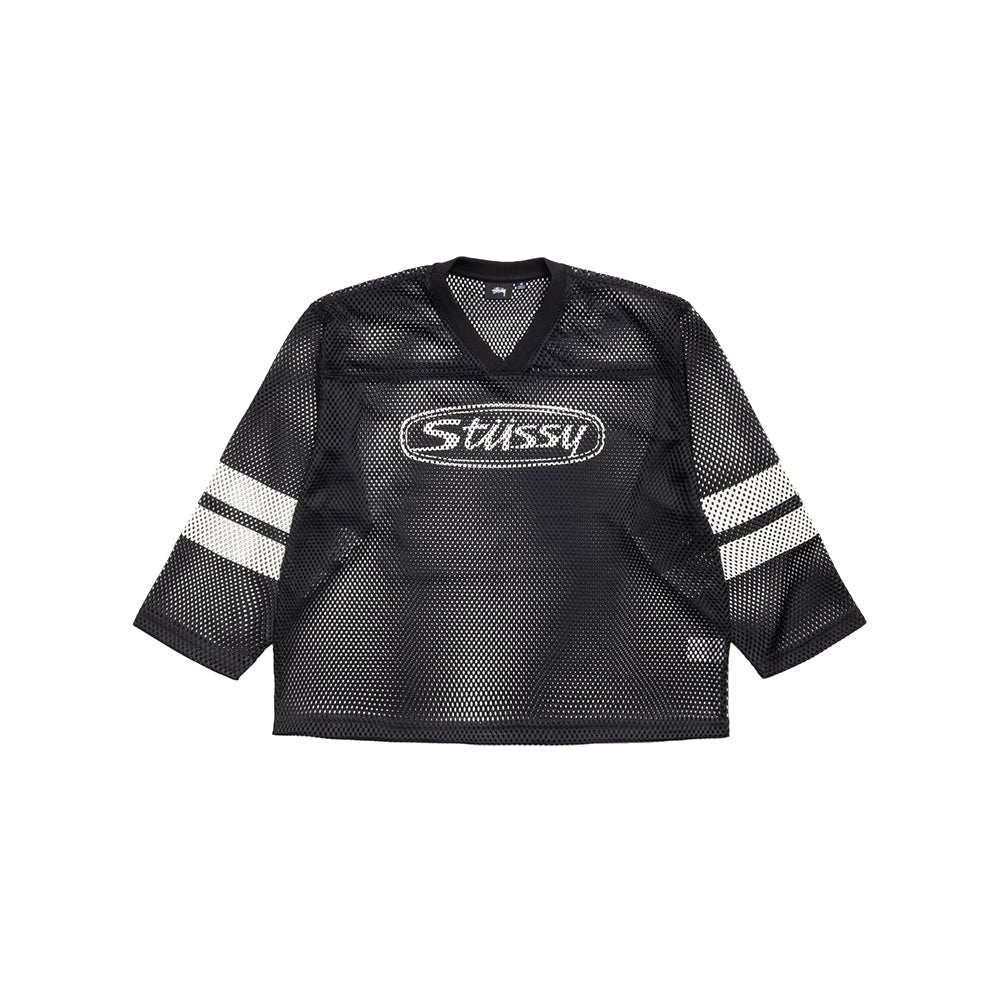 Stüssy Trucker Team Jersey - Black - Crowdless