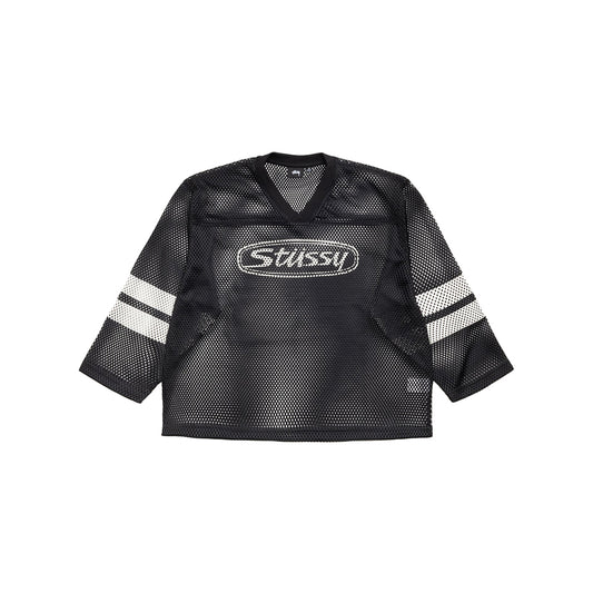 Stüssy Trucker Team Jersey - Black - Crowdless