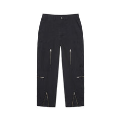 Stüssy Flight Pant Ripstop Pigment Dyed - Black - Crowdless