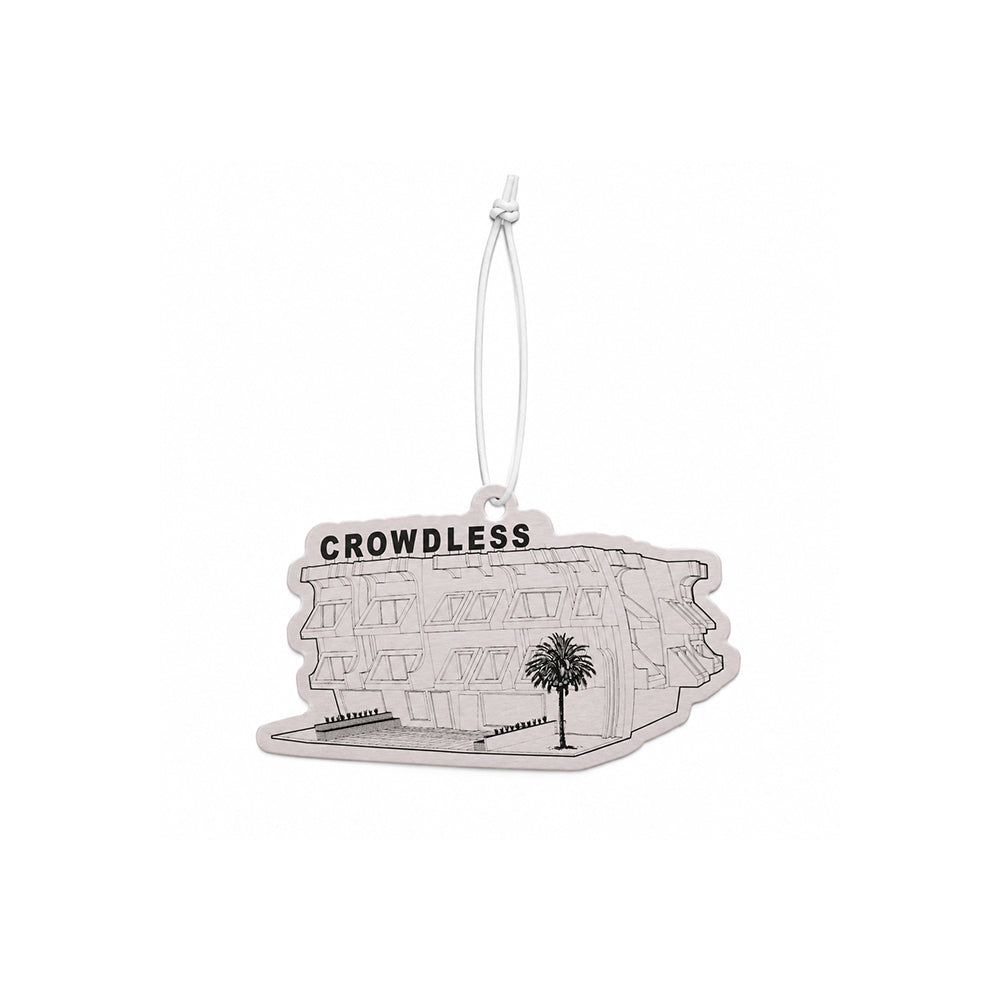 Crowdless Car Air Freshener - White