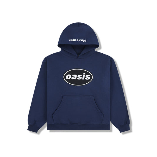 Pleasures Knebworth Hoodie - Navy - Crowdless
