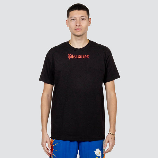 Pleasures Pub T-shirt - Black - Crowdless