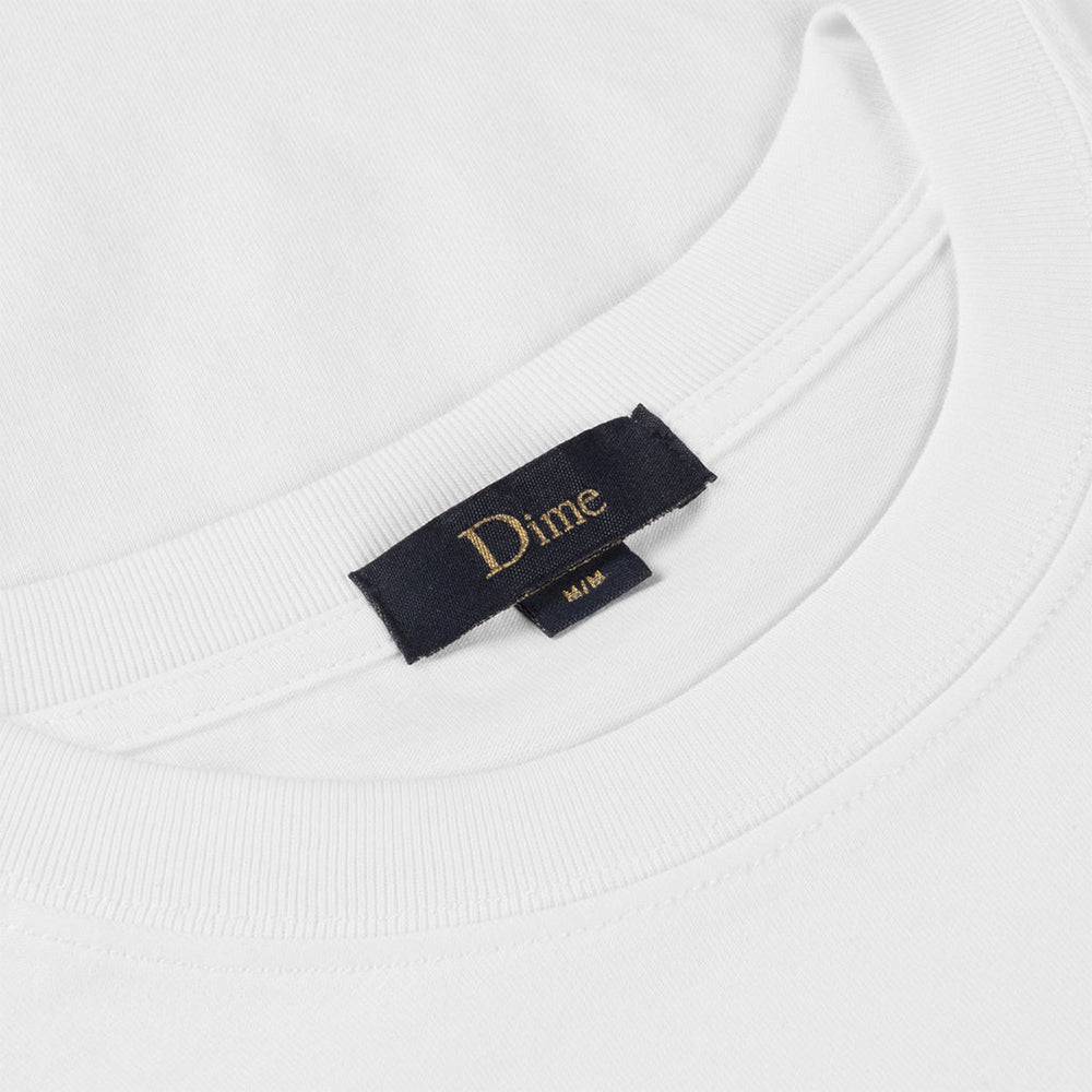 Dime Skateshop T-Shirt - White - Crowdless