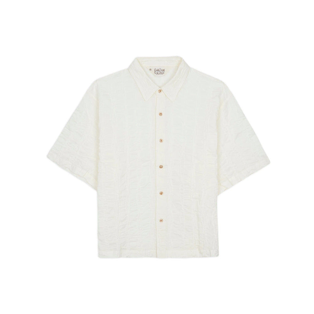 Brain Dead Twisted Piping Shirt - Natural - Crowdless