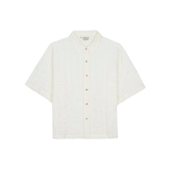 Brain Dead Twisted Piping Shirt - Natural - Crowdless