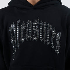 Twitch Studded Hoodie - Black