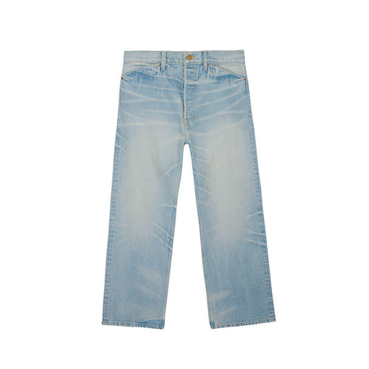Type 00 15OZ Selvedge Denim Pant - Light Washed Indigo