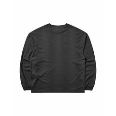 Umbro Rain Bred Longsleeve T-Shirt in washed black with long sleeves