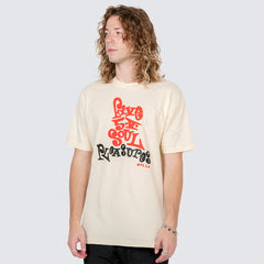 Five 5 V T-shirt - Cream