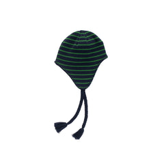 Pop Reversible Earflap Beanie - Navy/Juniper