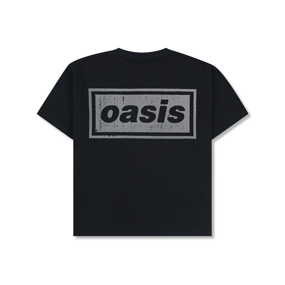 Faded black Definitely Heavyweight T-shirt by Pleasures featuring a relaxed fit and durable cotton fabric.