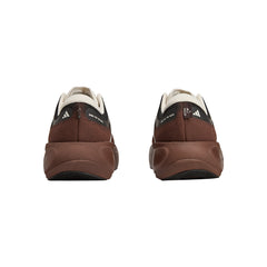 Adidas SFTM Supernova Rise 3 running shoes in auburn, side and top view showing sporty footwear design and breathable material.