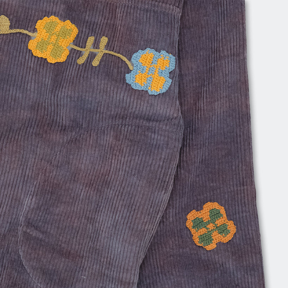 Story mfg Polite Pullover - Purple Corduroy - Crowdless