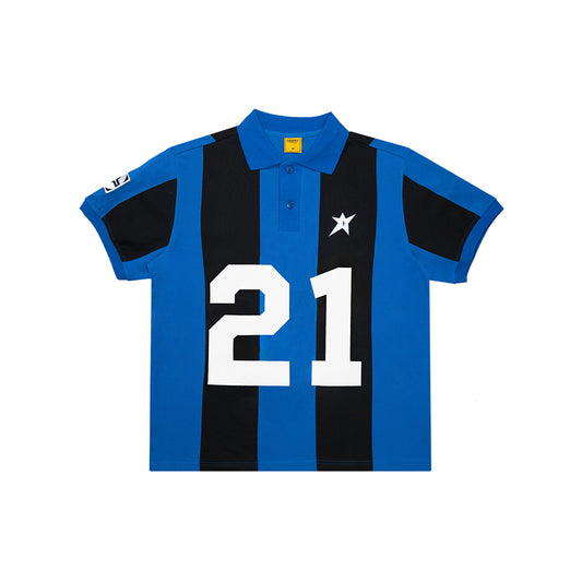 Carpet Company C-Star Polo Jersey - Blue/Black - Crowdless