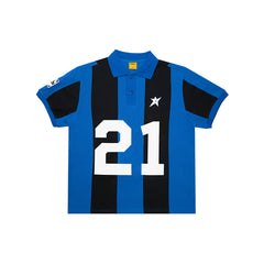 Carpet Company C-Star Polo Jersey - Blue/Black - Crowdless