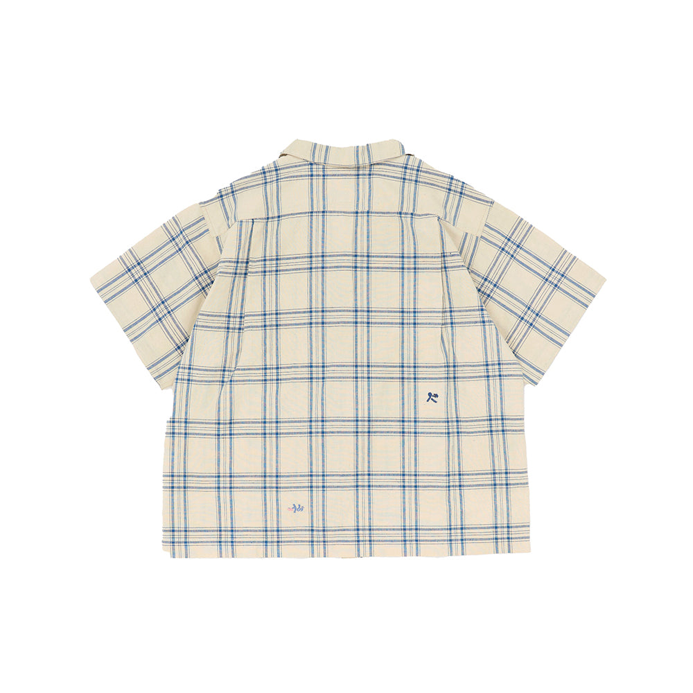 Story mfg Greetings Shirt SS - French Gingham Interrupted - Crowdless