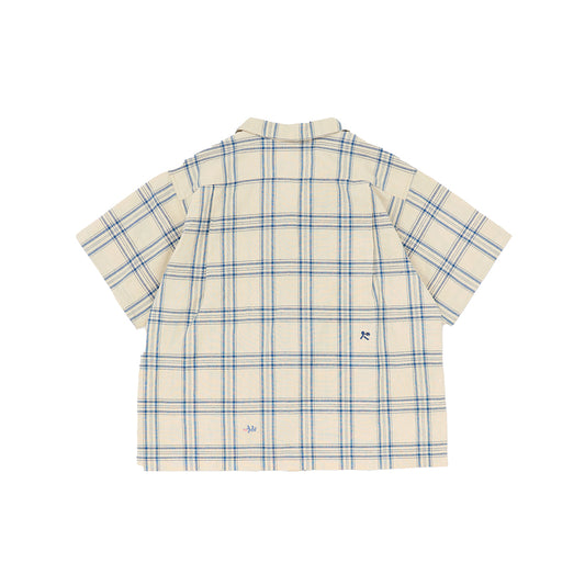 Story mfg Greetings Shirt SS - French Gingham Interrupted - Crowdless