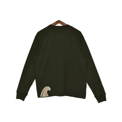 Kartik Research Chikankari LS Tee - Green/ Ecru - Crowdless