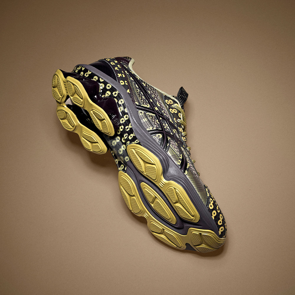 Asics US7-S Gel-Kinetic Fluent - Beniimo Purple/Lemongrass - Crowdless