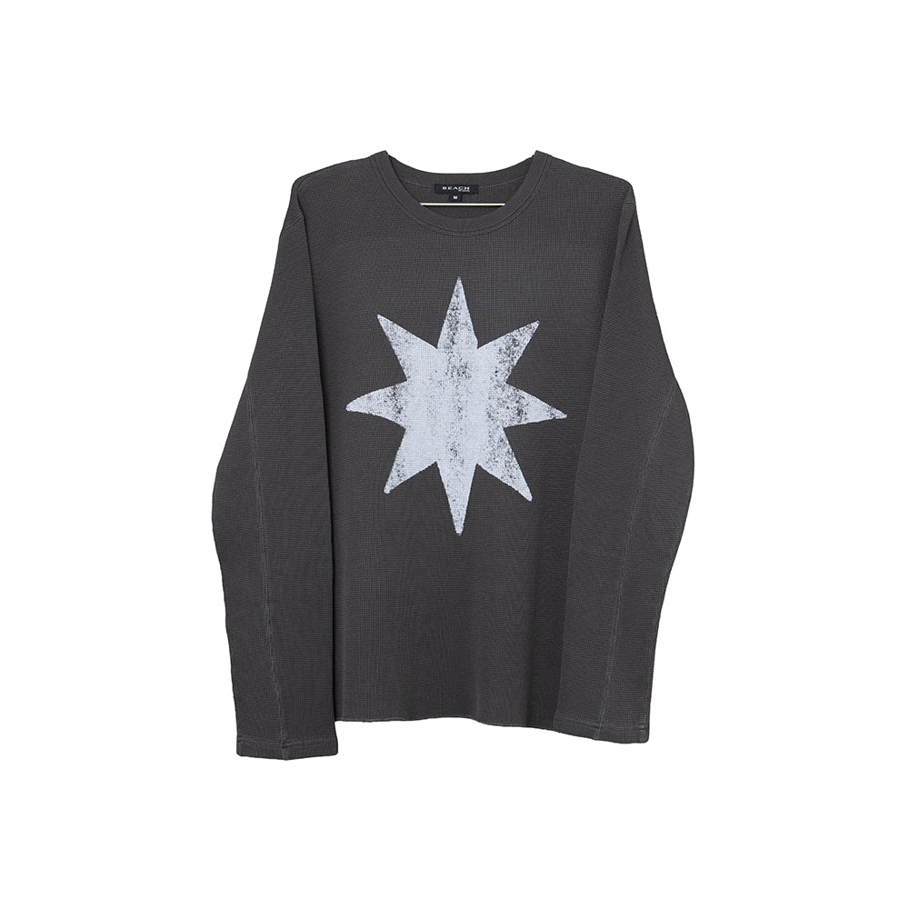 Star Drive Waffle LS - Charcoal