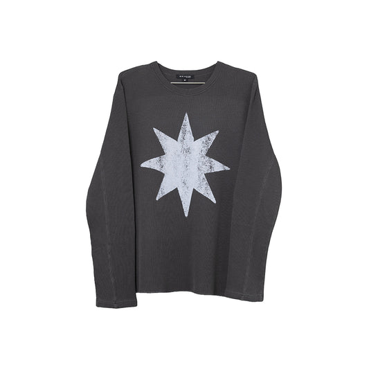 Star Drive Waffle LS - Charcoal