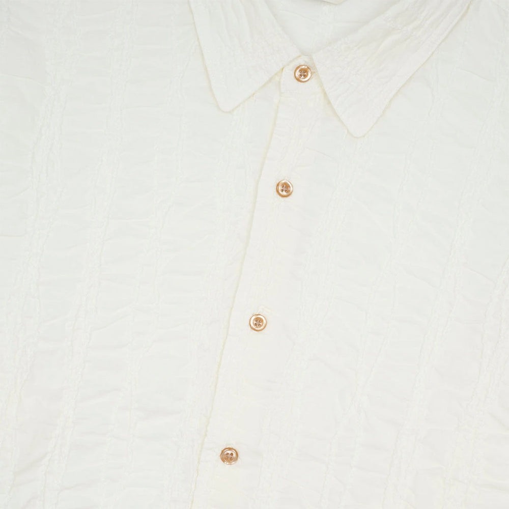 Brain Dead Twisted Piping Shirt - Natural - Crowdless