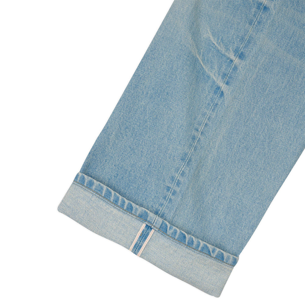 Brain Dead Type 00 15OZ Selvedge Denim Pant - Light Washed Indigo - Crowdless