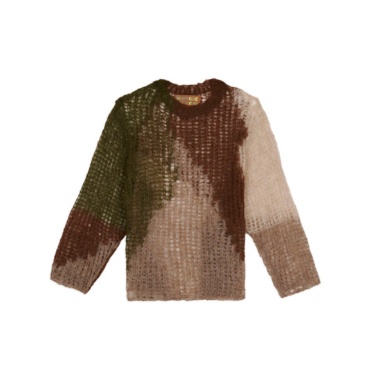 Brain Dead Organic Threadbare Sweater - Olive - Crowdless