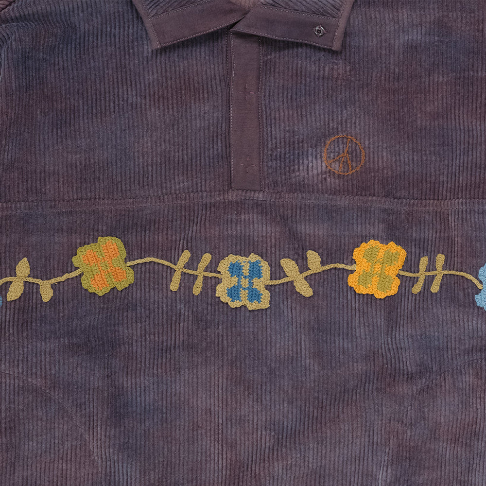 Story mfg Polite Pullover - Purple Corduroy - Crowdless