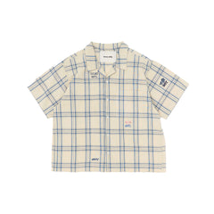 Story mfg Greetings Shirt SS - French Gingham Interrupted - Crowdless