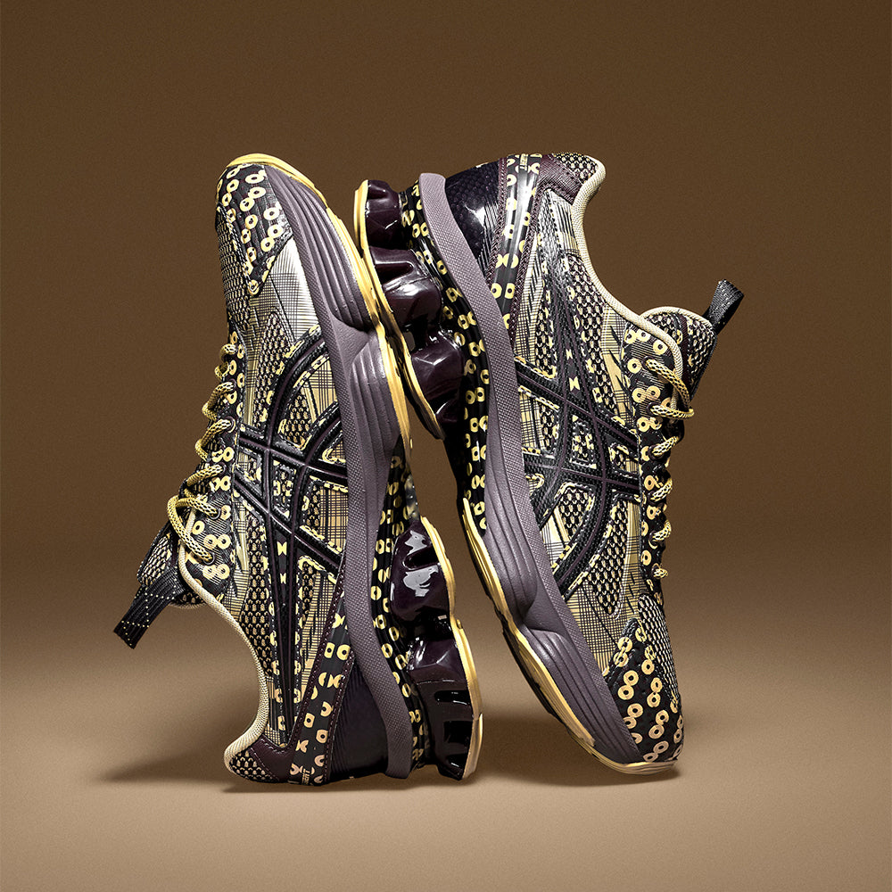 Asics US7-S Gel-Kinetic Fluent - Beniimo Purple/Lemongrass - Crowdless