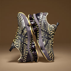 Asics US7-S Gel-Kinetic Fluent - Beniimo Purple/Lemongrass - Crowdless