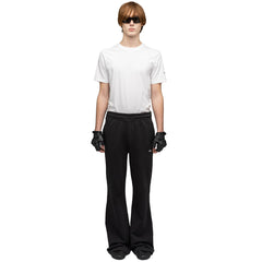 ‘’Toplayer’’ Wide Flare Sweatpants - Washed Black