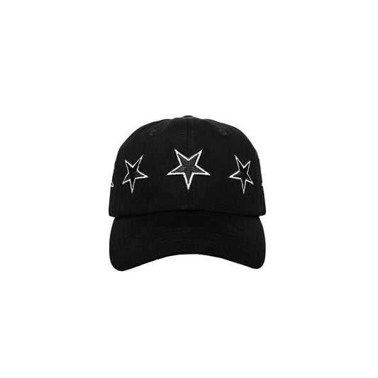 Pleasures Stars Snapback - Black - Crowdless