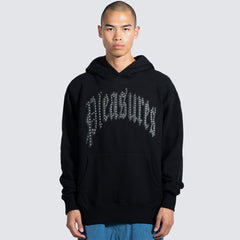 Twitch Studded Hoodie - Black