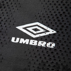 Umbro Rain Bred longsleeve T-shirt in washed black with graphic print and crew neckline