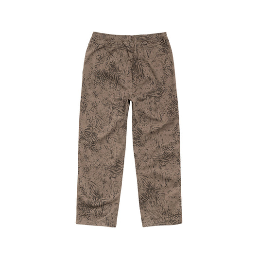 Stüssy Beach Pant Cotton Twill - Fossil - Crowdless