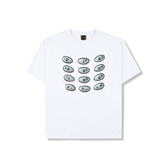 Buttons Tee - White