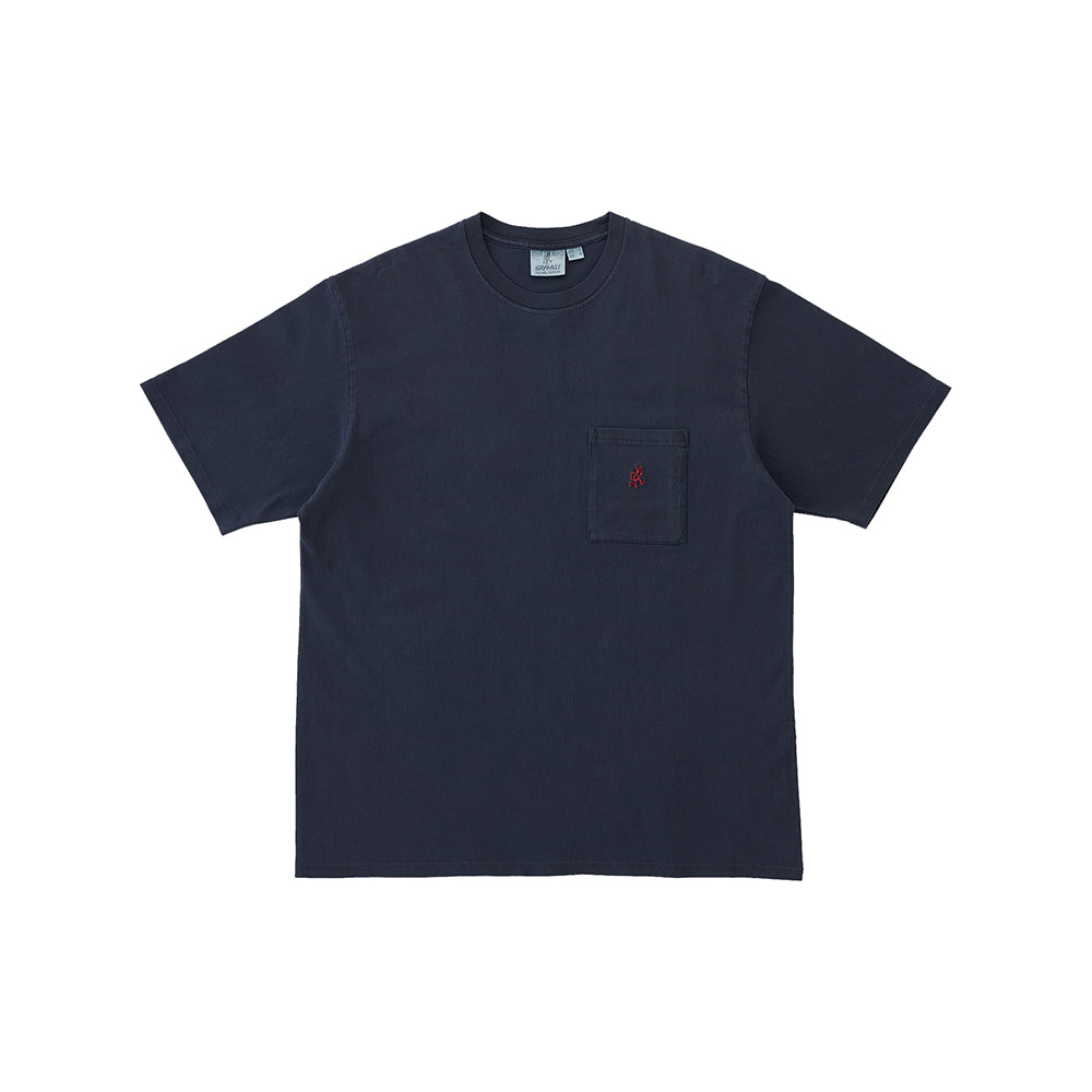 Gramicci One Point Tee Pigment Dyed - Navy Pigment - Crowdless