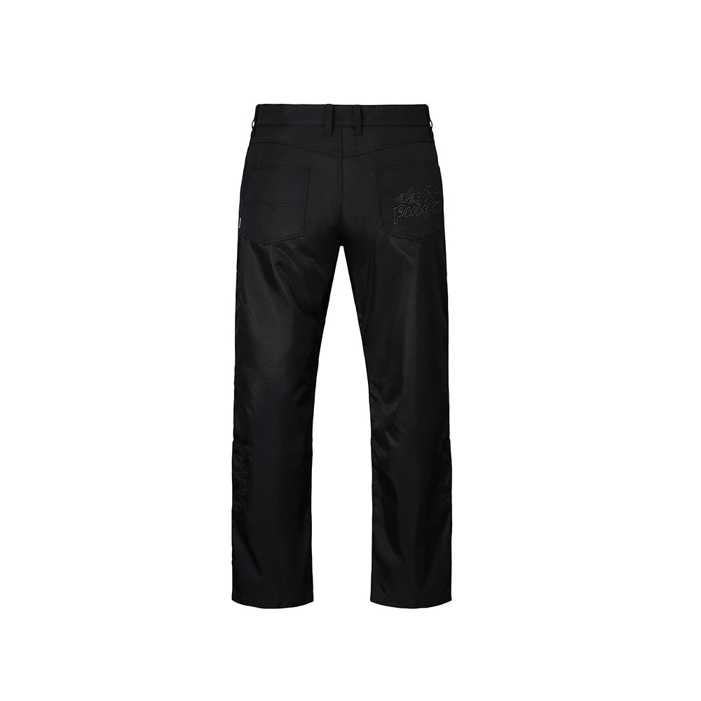 Pleasures Helmets Nylon Work Pants - Black - Crowdless