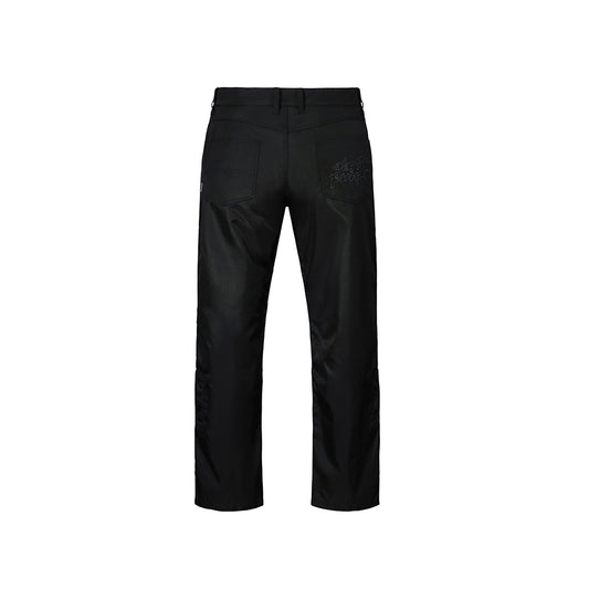 Pleasures Helmets Nylon Work Pants - Black - Crowdless