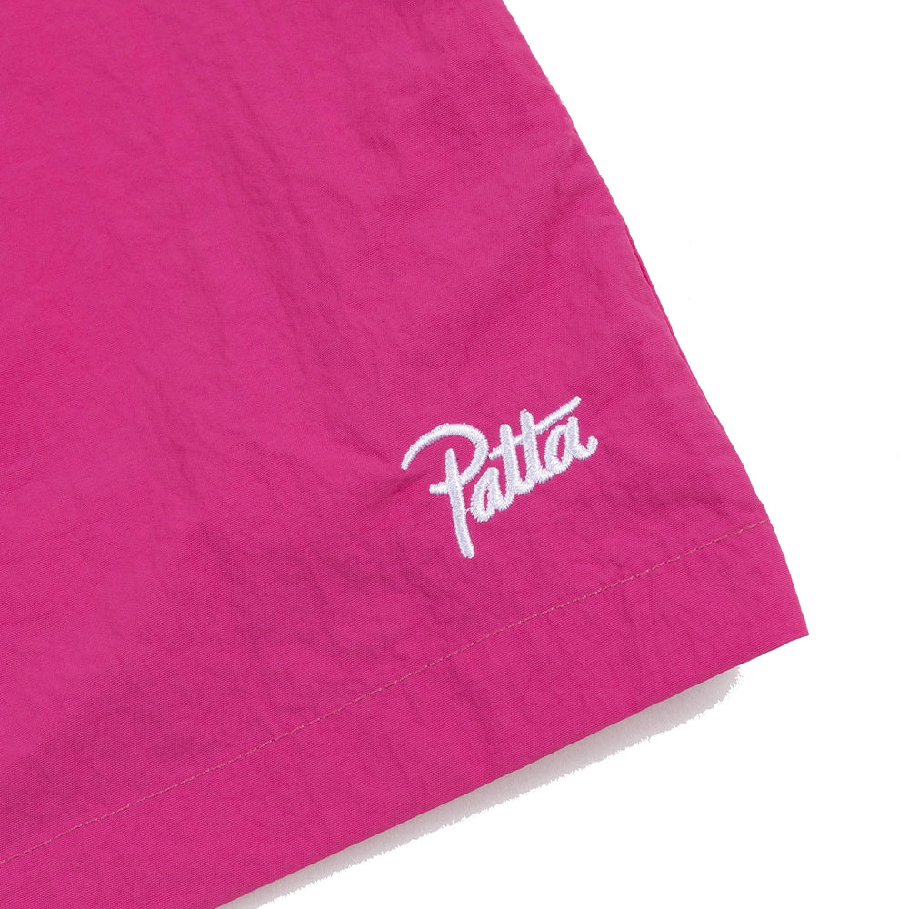 Patta Basic Nylon Swim Shorts - Rose Violet - Crowdless