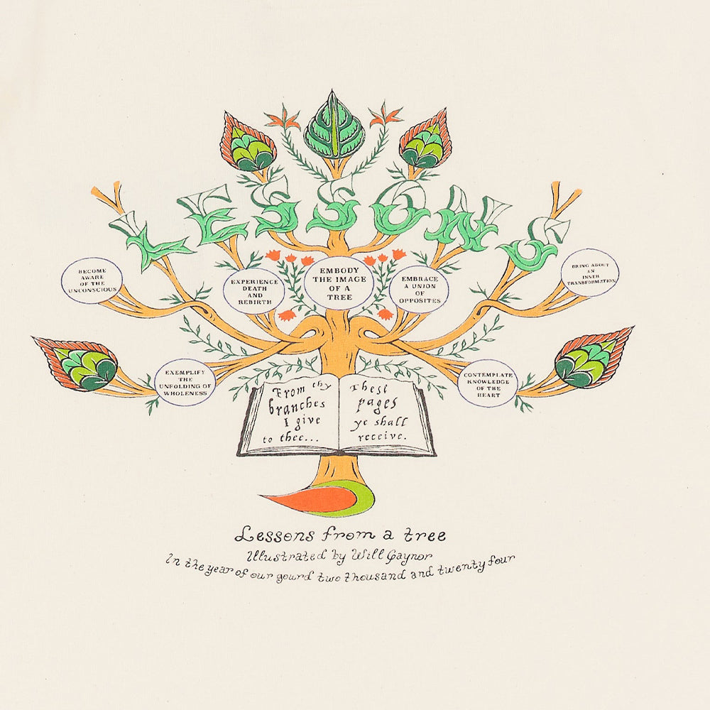 Story mfg Grateful Tee SS - Ecru Lesson - Crowdless